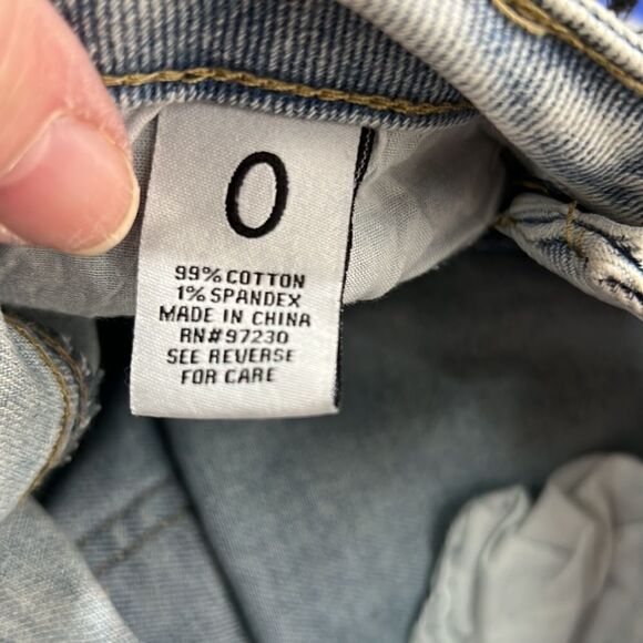 Almost Famous Super High rise wide leg light wash jeans size 0 NWT - Picture 12 of 13